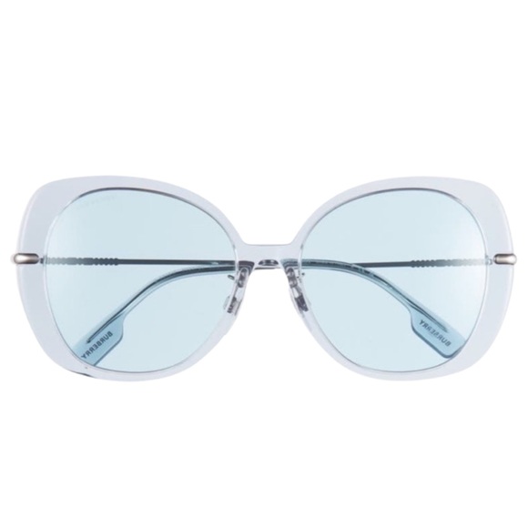 BURBERRY • Azure Blue Butterfly Sunglasses - Picture 1 of 5